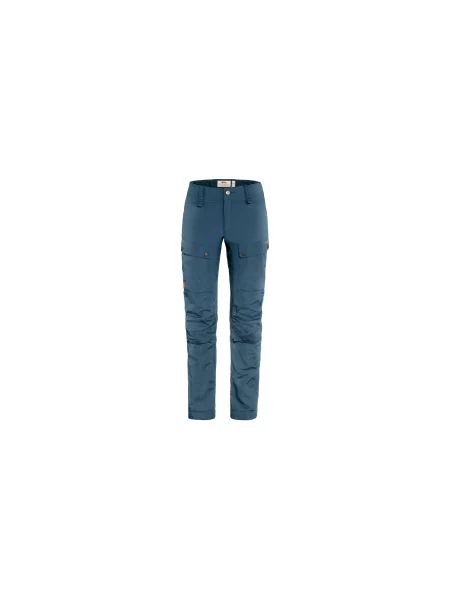 Fjällräven Keb Trousers W reg Indigo Blue Kobiety Spodnie Fjällräven Size: 34 niebieski