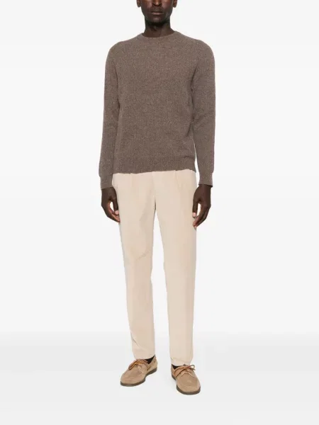 Pantaloni Incotex de catifea cord plisate