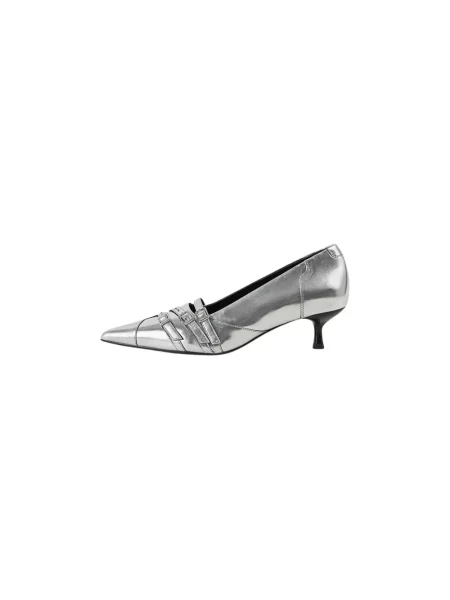 Czółenka Vagabond Shoemakers skórzana na szpilce szara