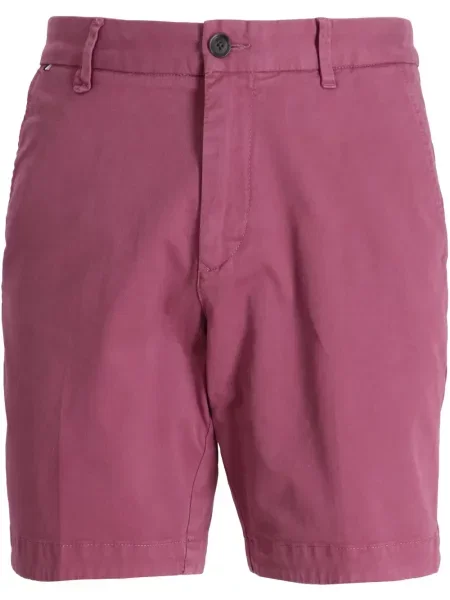 Keprové kraťasy Boss růžové