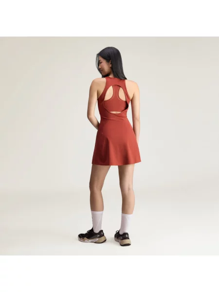 Szkolenie sukienka Adidas garniturowa brązowa