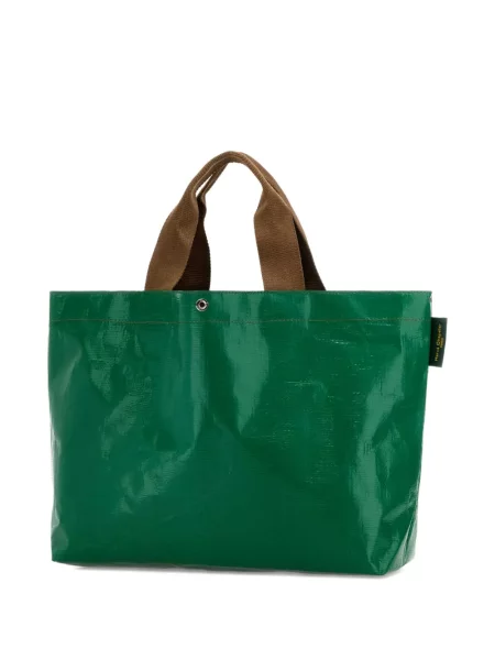 Geantă shopper Hervé Chapelier din canvas verde