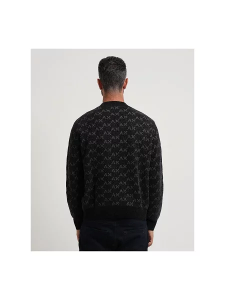 Pulover Armani Exchange negru