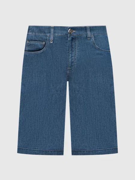Джинсовые шорты Stefano Ricci синие