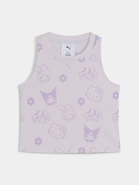 Дитяча Спортивна майка PUMA X HELLO KITTY & FRIENDS перероблений поліестер/бавовна фіолетовий