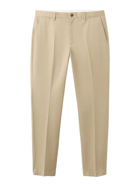 MANGO MAN Pantaloni cu dungă Dublino' bej