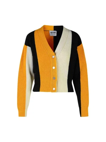 Wielobarwność kardigan Moschino wełniany