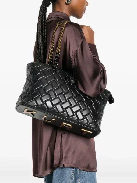 Geantă shopper Kurt Geiger London negru