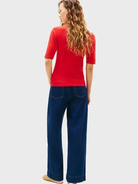 Поло Tommy Hilfiger червоне