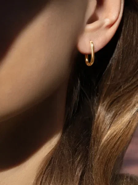 Позолочені сережки Lilou