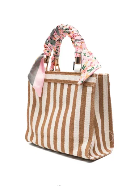 Geantă shopper Secret Pon Pon maro