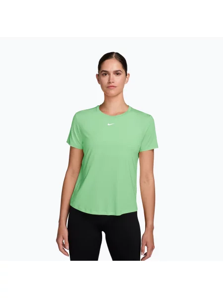 Tricou de antrenament pentru femei Nike One Classic cucumber calm/white alb