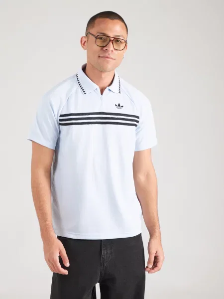 ADIDAS ORIGINALS Tričko svetlomodrá čierna
