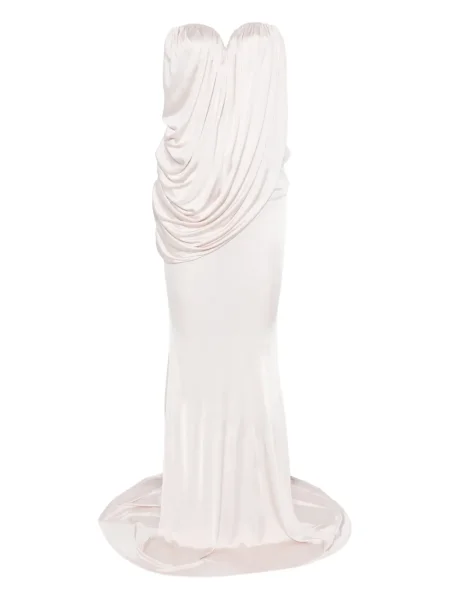 Rochie Giuseppe Di Morabito drapată de costum alb