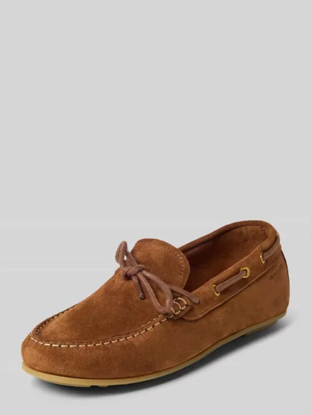 Mokasyny ze skóry model Seabaya' Gant