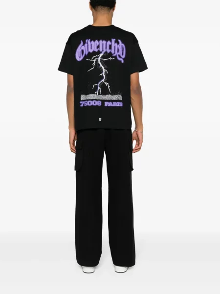 Koszulka Givenchy z nadrukiem czarna