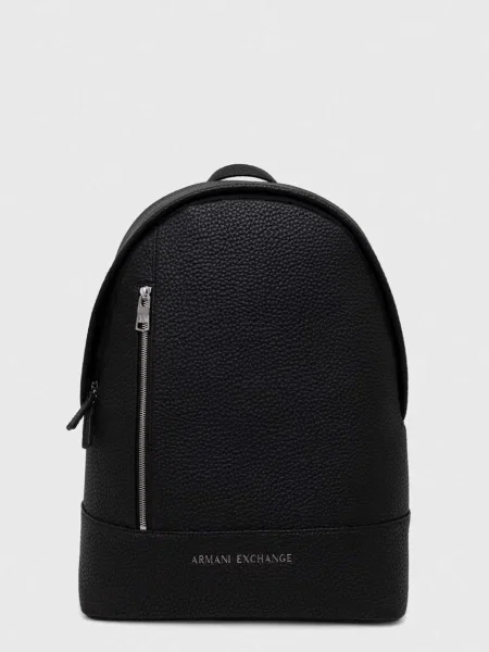 Рюкзак Armani Exchange великий однотонний чорний