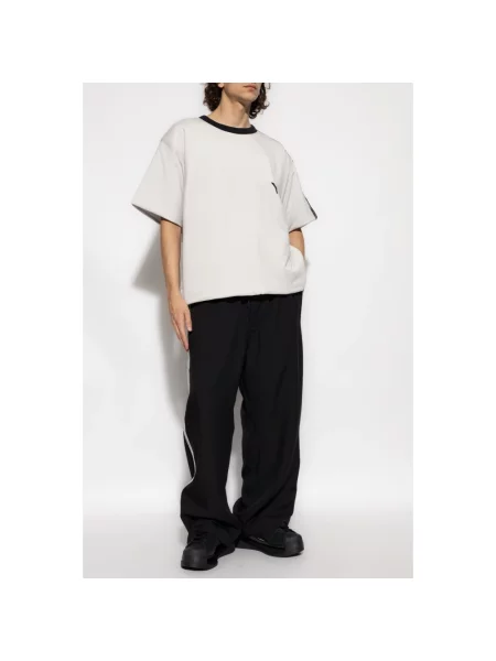 T-shirt Padded Jersey UNISEX Chalk Pearl S biała