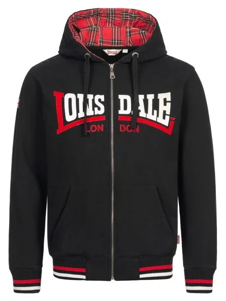 LONSDALE Jopa na Nateby rdeča / črna bela