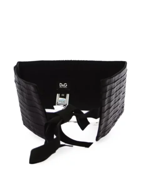 Cu centură curea Dolce & Gabbana negru