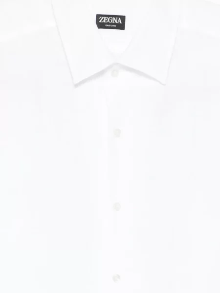 Cămașă Zegna de in alb
