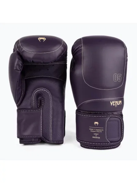 Boxerské rukavice Venum Impact Evo deep purple fialové