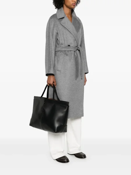 Geanta de piele Tod's din piele negru