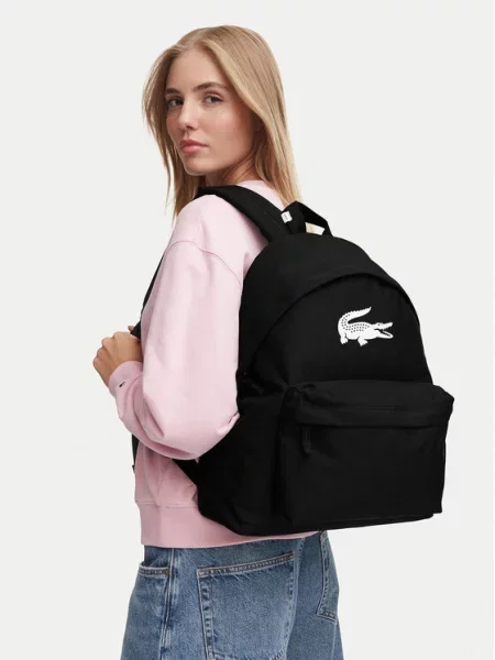Ruksak Lacoste crna