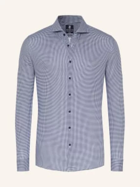 Desoto Jerseyová Košile Slim Fit / modrá bílá