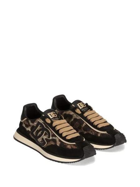 Sneakerși Dolce & Gabbana cu imagine maro