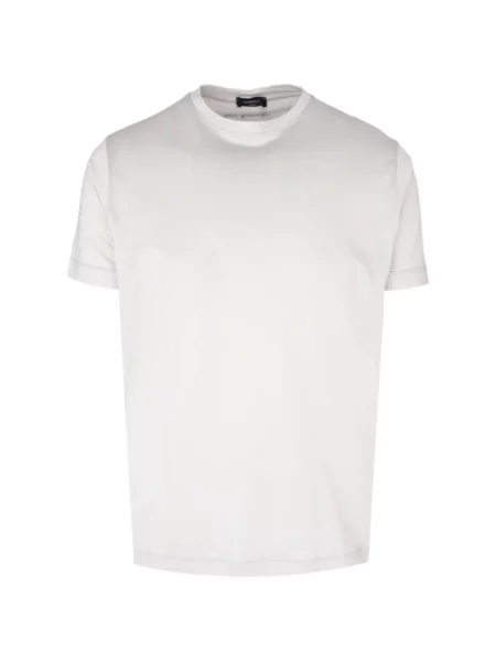 Scurt tricou Tombolini cu decolteu rotund gri