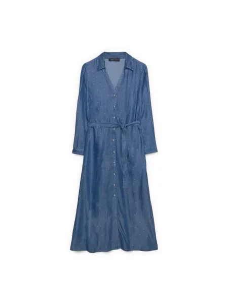 Sukienka jeansowa Fiorella Rubino niebieska
