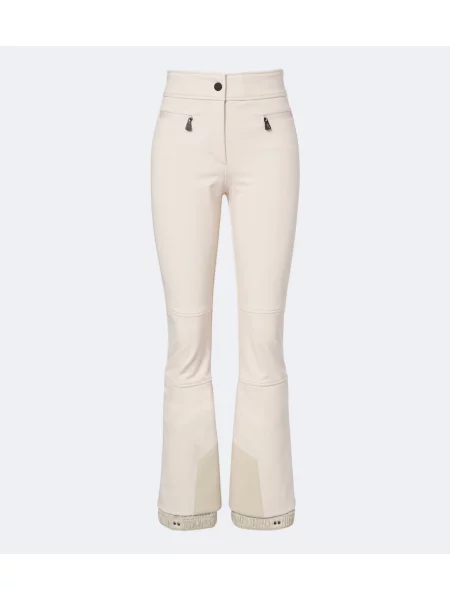 Pantaloni de schi Moncler Grenoble alb