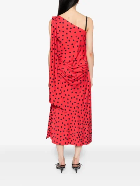 Rochie Moschino cu imagine de costum roșu