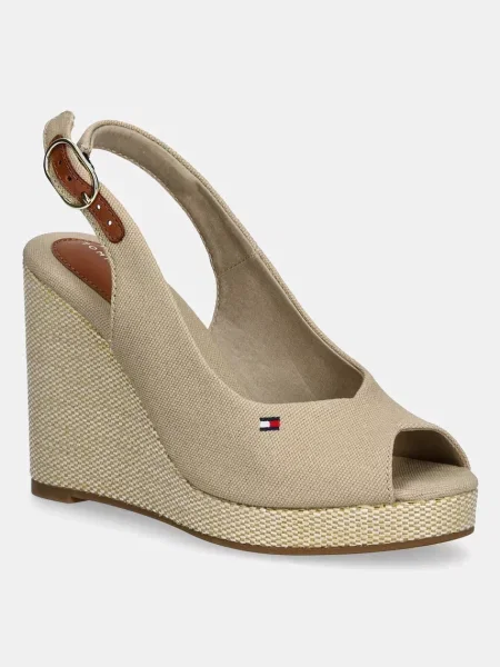 Espadryle Tommy Hilfiger beżowe