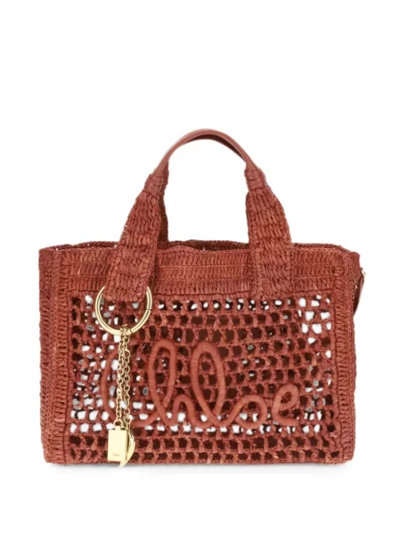 Shopper táska Chloe barna