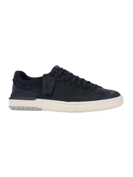 Trampki Clarks zamszowe retro niebieskie