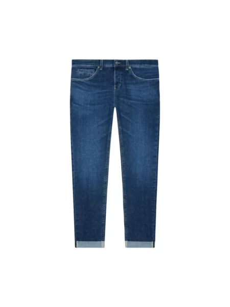 Skinny jeansy skinny Dondup niebieskie