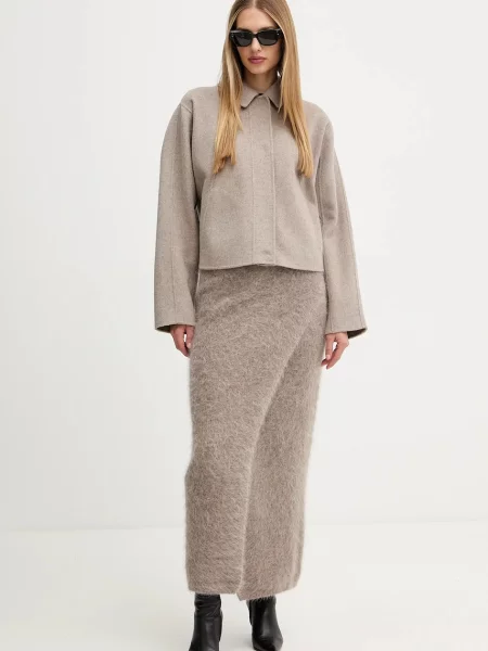 Вовняне пальто BOSS Cafeta_DF