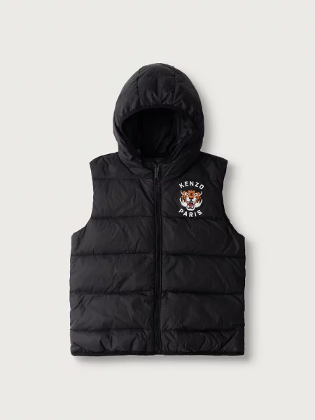 Kenzo Kids páperová vesta detská čierna