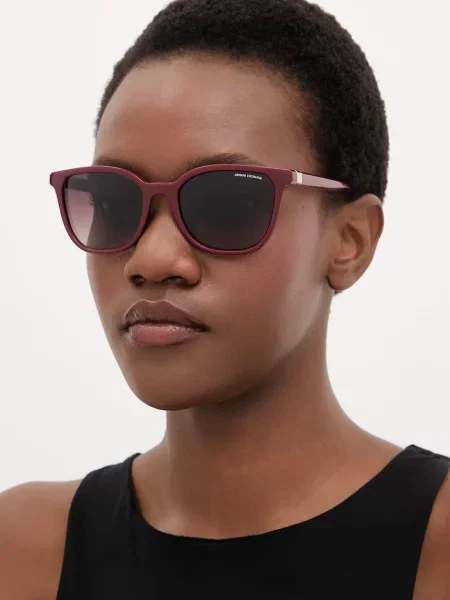 Armani Exchange Sunčane naočale tamnocrvena