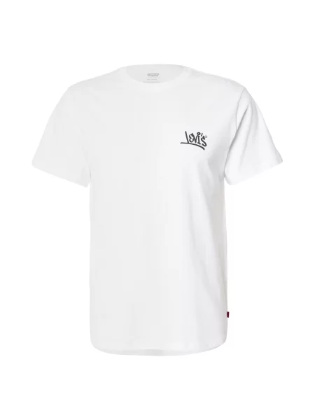 LEVI'S ® Tricou Relaxed Fit Short Sleeve Graphic T-Shirt verde deschis / negru alb