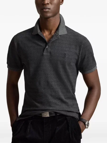 Καπιτονέ kαρό σκαρπινια Polo Ralph Lauren κοτλέ πράσινο
