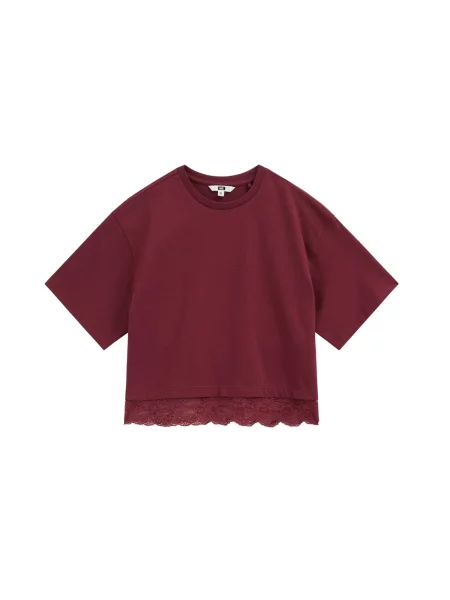 WE Fashion Tricou vin roșu