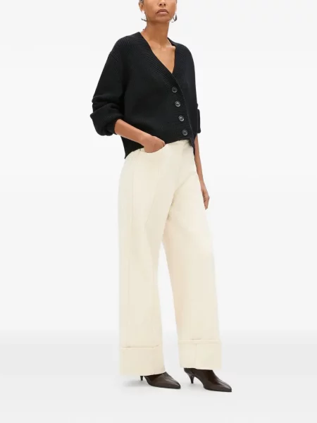 Decupat cardigan Another Tomorrow negru