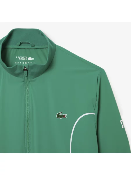 Lacoste Kurtka Sport Novak Djokovic zielona