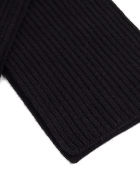 Fular Maison Margiela din cașmir negru