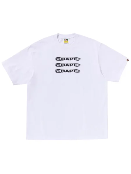 Tricou A Bathing Ape® cu imagine alb