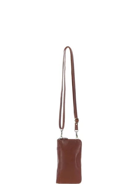 Кожаная сумка через плечо Ashwood Leather коричневая