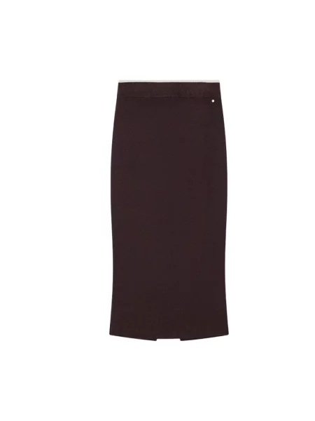 Spódnica ołówkowa Armani Exchange wełniana czarna